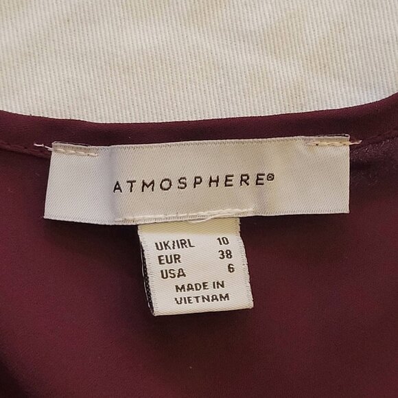 Burgundy Cami from Atmosphere Size 6 - Picture 4 of 5